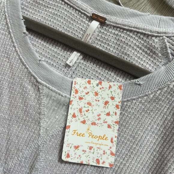 Free People Cloud Dance with Me Tee/Tunic Size S - Picture 5 of 9